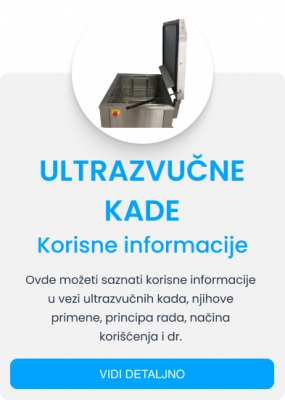 Ultrazvučne kade - korisne informacije Namena i naziv ultrazvučne kade i ultrazvučne kadice