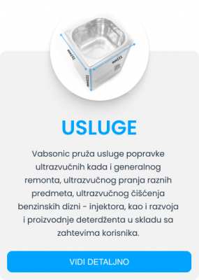 Ultrazvučne kade - korisne informacije Namena i naziv ultrazvučne kade i ultrazvučne kadice